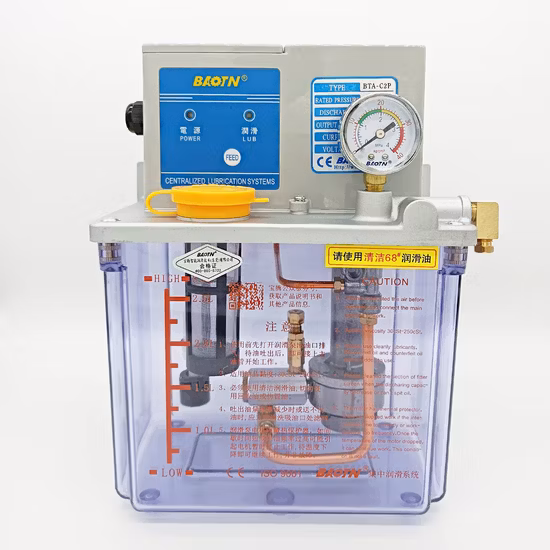 Baotn PLC Control Intermittent Electric Thin Oil Lubricating Gear Pump