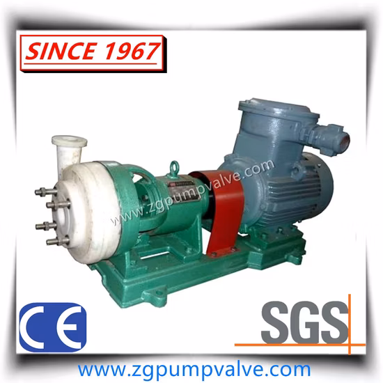 FSB Series Fluorine Plastic F46, PTFE, PFA Lined Chemical Process Pump for Acid Proof/Acid-Resisting Transfer Pump, Centrifugal Pump, Industrial Pump