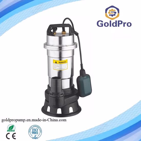 Wqd Agricultural Stainless Steel Electric Sewage Centrifugal Self Priming Submersible Water Pump for Deep Well