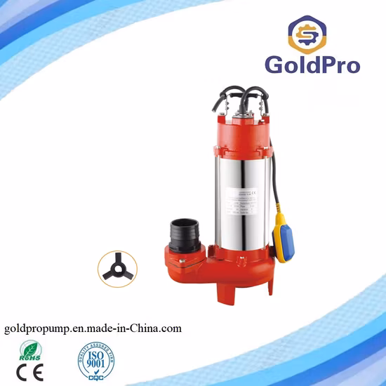 Wqd Agricultural Stainless Steel Electric Sewage Centrifugal Self Priming Submersible Water Pump for Deep Well